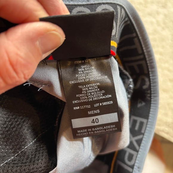 GERRY Men's Gray Outdoor Cargo Shorts Size 40 Built In Belt Quick Dry - Picture 7 of 11